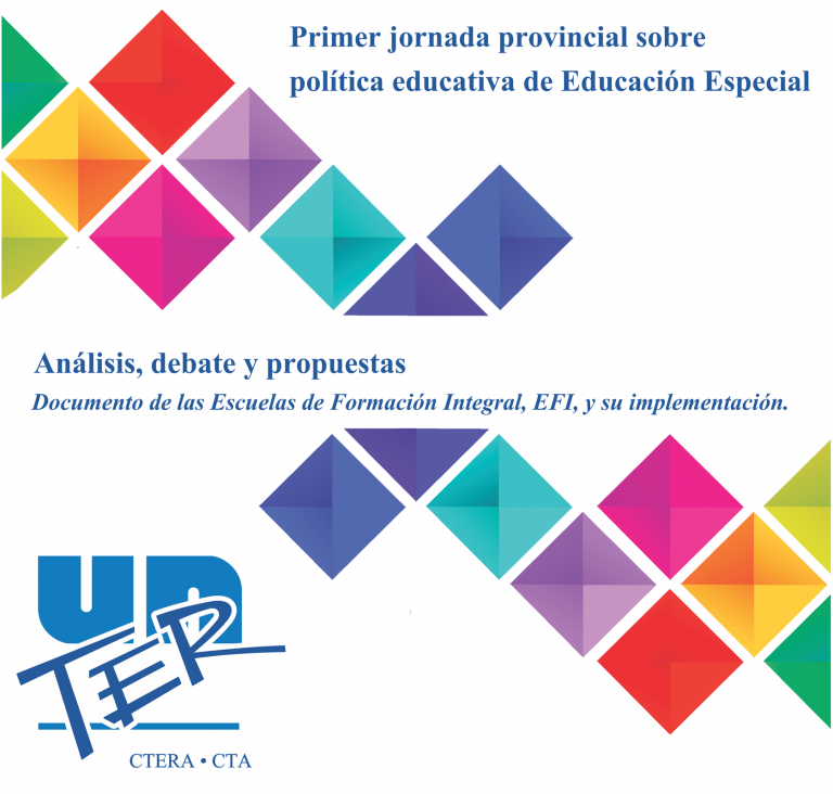 Lee más sobre el artículo Primer jornada provincial sobre política educativa de Educación Especial. Análisis, debate y propuestas