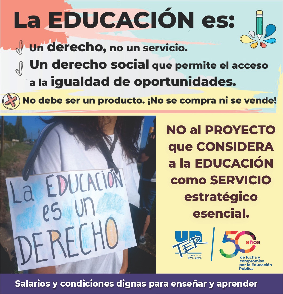 Lee más sobre el artículo La educación es un derecho, no un servicio