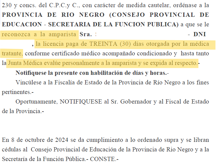 En este momento estás viendo La Justicia resolvió a favor de una docente en una licencia rechazada por la auditoría privatizada