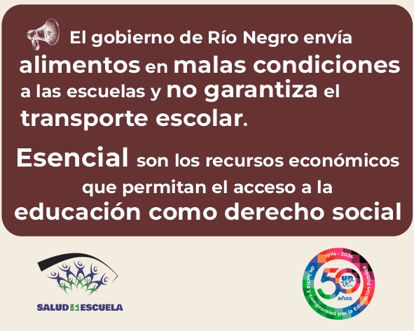 Lee más sobre el artículo Sin transporte escolar y con alimentos en malas condiciones, el gobierno provincial profundiza la desigualdad social