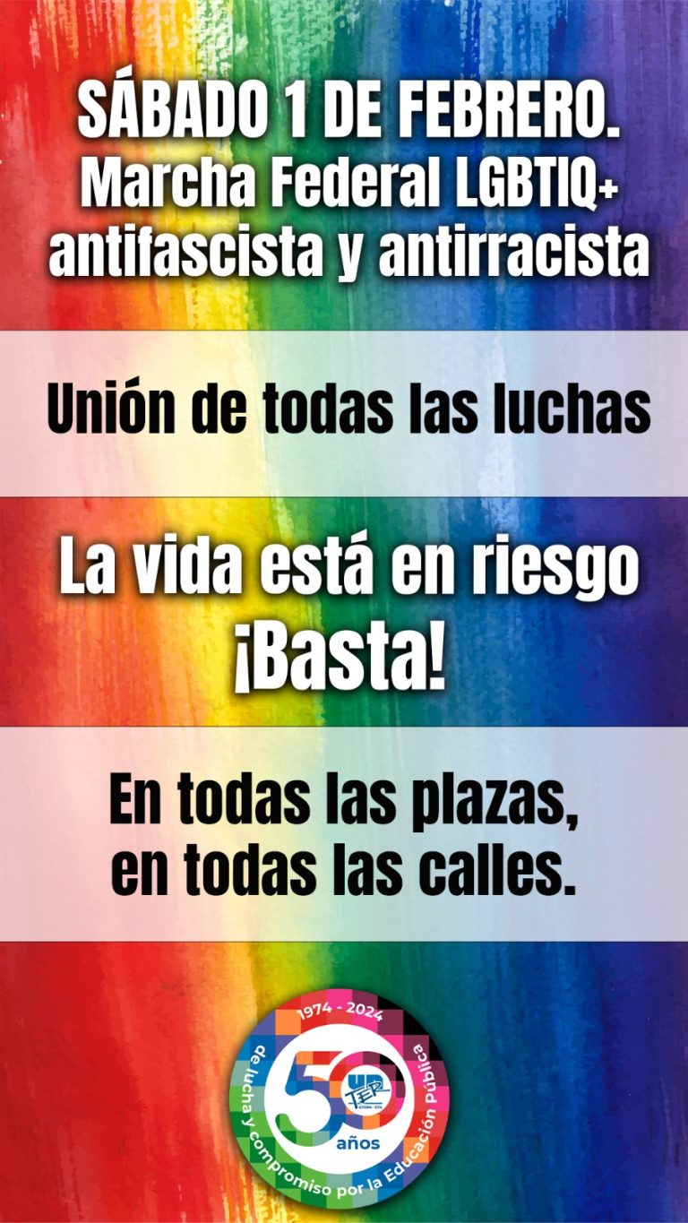 Lee más sobre el artículo Marcha Federal LGBTIQ+ antifascista y antirracista